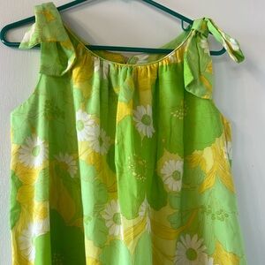 1960s Vintage muumuu Hawaiian dress